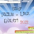 
Linux Kullanıcıları Derneği ve İstanbul Bilgi Üniversitesi Bilgisayar Bilimleri Bölümü’nün beraber düzenledikleri Özgür Yazılım ve Linux Günleri 2012 Cuma günü başlıyor!
İstanbul Bilgi Üniversitesi’nin Dolapdere Kampüsü’nde gerçekleşecek etkinliğin ana sponsorları Karel ve Pardus olurken, platin/altın sponsorluklarını da EBİ, Gittigidiyor, OBSS, Sahibinden.com, Kartaca ve Markafoni üstlendi.
Etkinlikte, alanında uzman onlarca konuşmacı, ilk gün 4, ikinci gün 5 paralel [...]