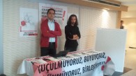 
Türk Mühendis Mimar Odaları Birliği (TMMOB) Genel Kurulu’na yönelik çalışmalar kapsamında 14 Nisan 2012 Cumartesi günü İnşaat Mühendisleri Odas’ında gerçekleştirilen Kimya Mühendisleri Odası (KMO) Genel Kurulu’nda stand açıldı. KMO üyelerini ve TMMOB delegelerini bilgilendirmek üzere açılan standda EMO Ankara Şubesi Bilgisayar Mühendisliği Meslek Dalı Komisyonu üyeleri Gölay Şakiroğulları, Birkan Sarıfakıoğlu, Gönül Yalçın ve EMO-Genç bilgisayar mühendisleri stantta [...]